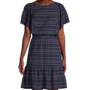 DKNY Crinkle Blouson Dress NWT